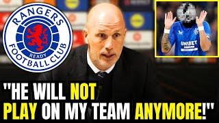 Rangers BOSS EXPLODES: "I Don't Want Him in My SQUAD Anymore!" | rangers fc news