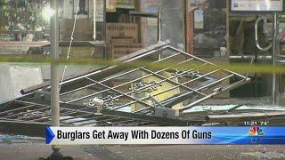 Burglars get away with dozens of guns from Carter's Country