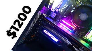 $1200 Gaming PC Build 2020 - RX5700 XT AMD Ryzen 5 3600