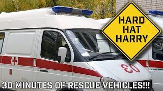 Hard Hat Harry: Adventures with Rescue Vehicles (35-Minutes of Rescue Vehicles for Kids!)