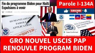 BONNE NOUVEL VOL YO REPRAN OKAP ANPIL MOUN VOYGAE #uscis  #biden #haiti #immigration #pwogrambiden