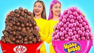 Bubble Gum vs Chocolate Food Challenge | Kitchen Hacks and Recipes by Multi DO Joy