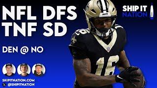 NFL Week 7 TNF Showdown | Broncos @ Saints | DraftKings DFS Picks, Plays & Process