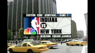 NBA On NBC - Pacers @ Knicks 1995 ECSF Deciding Game 7 Highlights