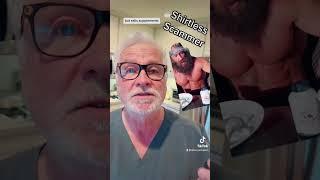 Shirtless Scammer #con #scam #supplements #exposed