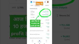 My mutual fund portfolio revealed live day:51 #mymutualfundportfolio #investing #mutualfunds #shorts