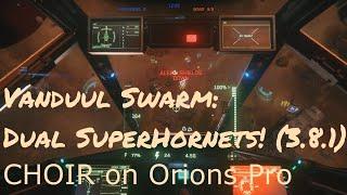 Star Citizen: Vanduul Swarm With Dual SuperHornets! Featuring RedJay and Specter13