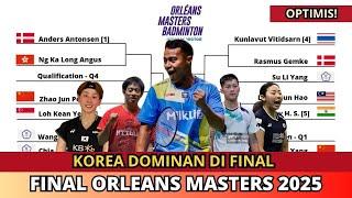 MANTAB! JADWAL FINAL ORLEANS MASTERS 2025 HARI INI #orleansmasters2025