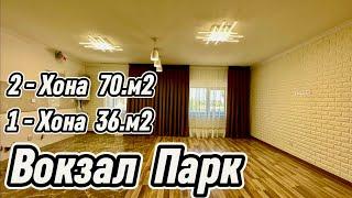 Самарканд Вокзал  2 - Хона  70.м2  /  1 - Хона  36.м2  Lux Квартира  #samarkandcity #realestate