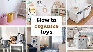 How to organize toys? Organize a children's room or apartment with a child