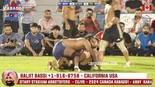 FINAL - Harjeet Bajakhana Vs. DAV Surrey - Abby Kabaddi Cup 2024