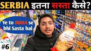 How CHEAP is Serbia for Indians? (Supermarket and Hostel Tour)