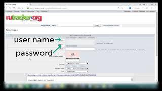 How to Easy register, log in, search and download on RuTracker (torrente) ?
