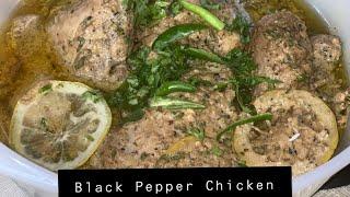 Black Pepper Chicken Karahi | کالی مرچ چکن کڑاھی | Cook with Umm Arshman