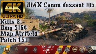 World of Tanks AMX Canon d'assaut 105 - 8 Kills 5.2K Damage