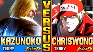 SF6 Terry (Kazunoko Vs Chris Wong) ▰ High Level