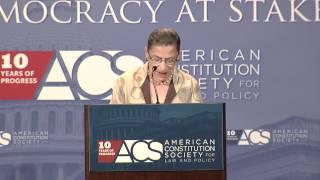 U.S. Supreme Court Justice Ruth Bader Ginsburg at ACS 2012 National Convention