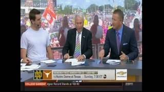 Aaron Rodgers makes predictions on College GameDay  9-3-16