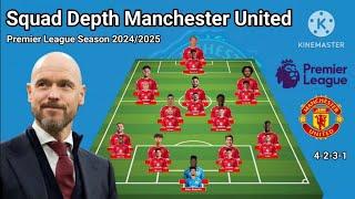 Squad Depth Manchester United For Premier League Season 2024/2025 ~Squad Update Update 29 July 2024