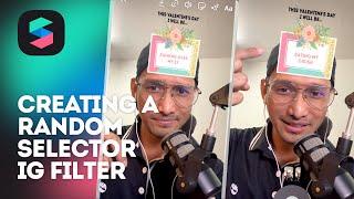 How To Create A Random Selector Instagram Filter on Spark AR Studio