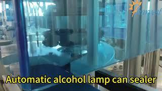Automatic #alcohol lamp metal container #seaming machine, auto servo special tin lid crimper #shorts