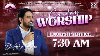 #SundayService English Worship Service live 22-12-2024 || Dr Asher Andrew || The Life Temple