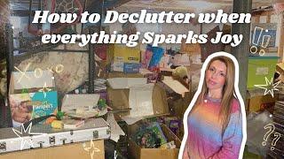 How to Declutter When Everything Sparks Joy | Get Organized HQ