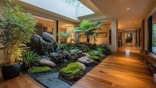 Indoor Gardens Design Inspired by Japanese Zen Style for Modern Home Interiors