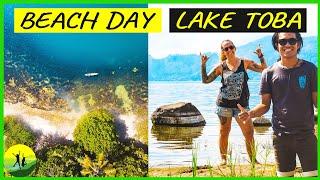 Discovering a Tropical Beach on the Lake – Lake Toba Vlog, Sumatra Indonesia