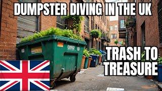 [THE SHOCKING TRUTH REVEALED] DUMPSTER DIVING UK PLANTS HIS FINDS.