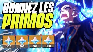 C'EST RIDICULE MIHOYO ! Les 800 Primo-Gemmes Gratuites du Mois | Genshin Impact