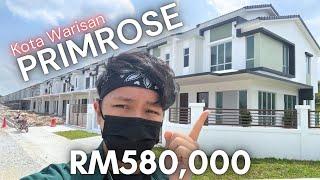 KLIA & Cyberjaya 2 Storey Landed House only RM580k?!?  | Built up 1540sqft | Primrose #kotawarisan
