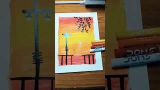 #11 Drawing with oil pastel colour #viral song #drawing