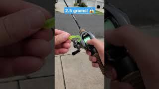 Insane baitcasting setup casts ultralight lures - shimano aldebaran bfs xg