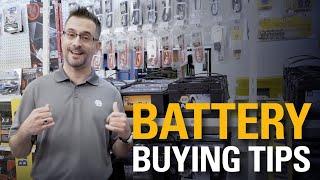 Battery Buying Tips | NAPA Shopping Know How