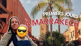 LE VOYAGE AU MAROC COMMENCE  DEUX JOURS À MARRAKECH - VISITE DES SOUKS, KOUTOUBIA, PALAIS BAHIA 