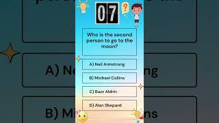 Who is the second person to go to the moon?                           #knowledgeablevids #quizetest