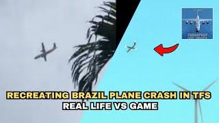 RECREATING Voepass Brazil Plane Crash in Turboprop Flight Simulator