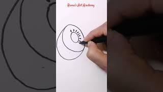 How to draw Kiwi|| Easy to draw Kiwi #art #satisfying #drawing #viral #youtubeshorts #trending