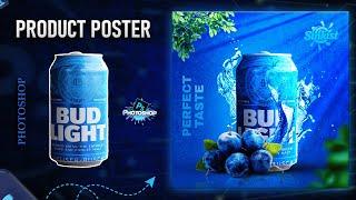 Product Manipulation Photoshop  |  Product Poster Design Tutorial in Photoshop  |  Azzi Graphics