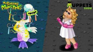 Miss Piggy and Screemu on Wublin Island | My Muppets Show and My Singing Monsters