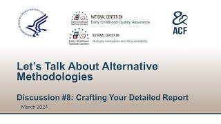 Let’s Talk About Alternative Methodologies #8 Crafting Your Detailed Report