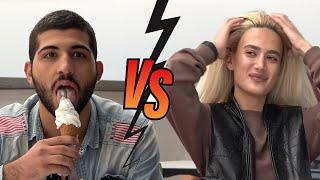 BLIND MAN EATING ICE CREAM CONE AND FLIRTING WITH GIRLS PRANK!!! 