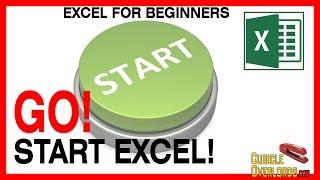 How to start Excel - Microsoft Excel for beginners