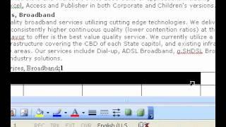 Microsoft Office Word 2003 Add shading to text or a table