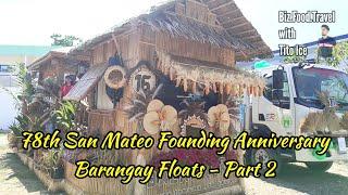 Amazing Designs || San Mateo Isabela Grand Floats Competition - part 2 || Festivals in Philippines