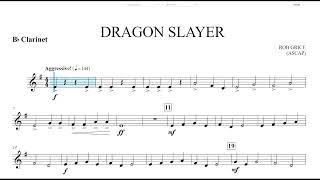 Dragon Slayer (Rob Grice) Bb Clarinet Play Along