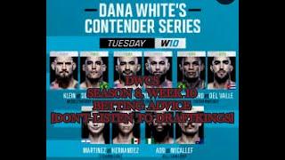 DWCS SEASON 8, WEEK 10 - GENERALIZED BETTING ADVICE  (DON'T LISTEN TO DRAFTKINGS, GIANNI IS A FRAUD)