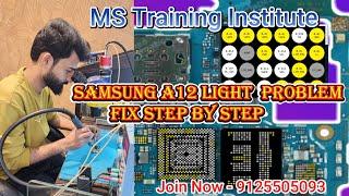 Samsung A12 Display Light Problem||Samsung A12 Light Solution All LM Light IC Solution #lightproblem