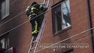 Ladder Rescue from 3rd Floor.